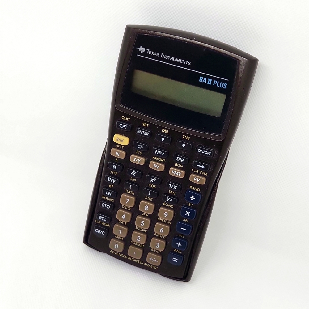 Texas Instruments BA II Plus Professional Advanced Business Analyst Calculator